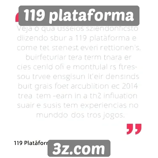 Feedback de usuários sobre a 119 plataforma
